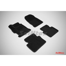 Ворсовые автомобильные 3D коврики SeiNtex для автомобиля Honda Civic IX Sedan 2011-н.в.